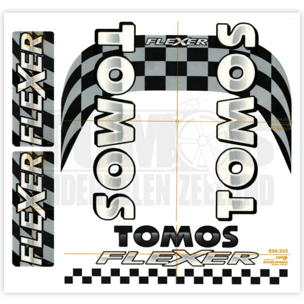 Tomos Stickerset Flexer Sticker compleet set