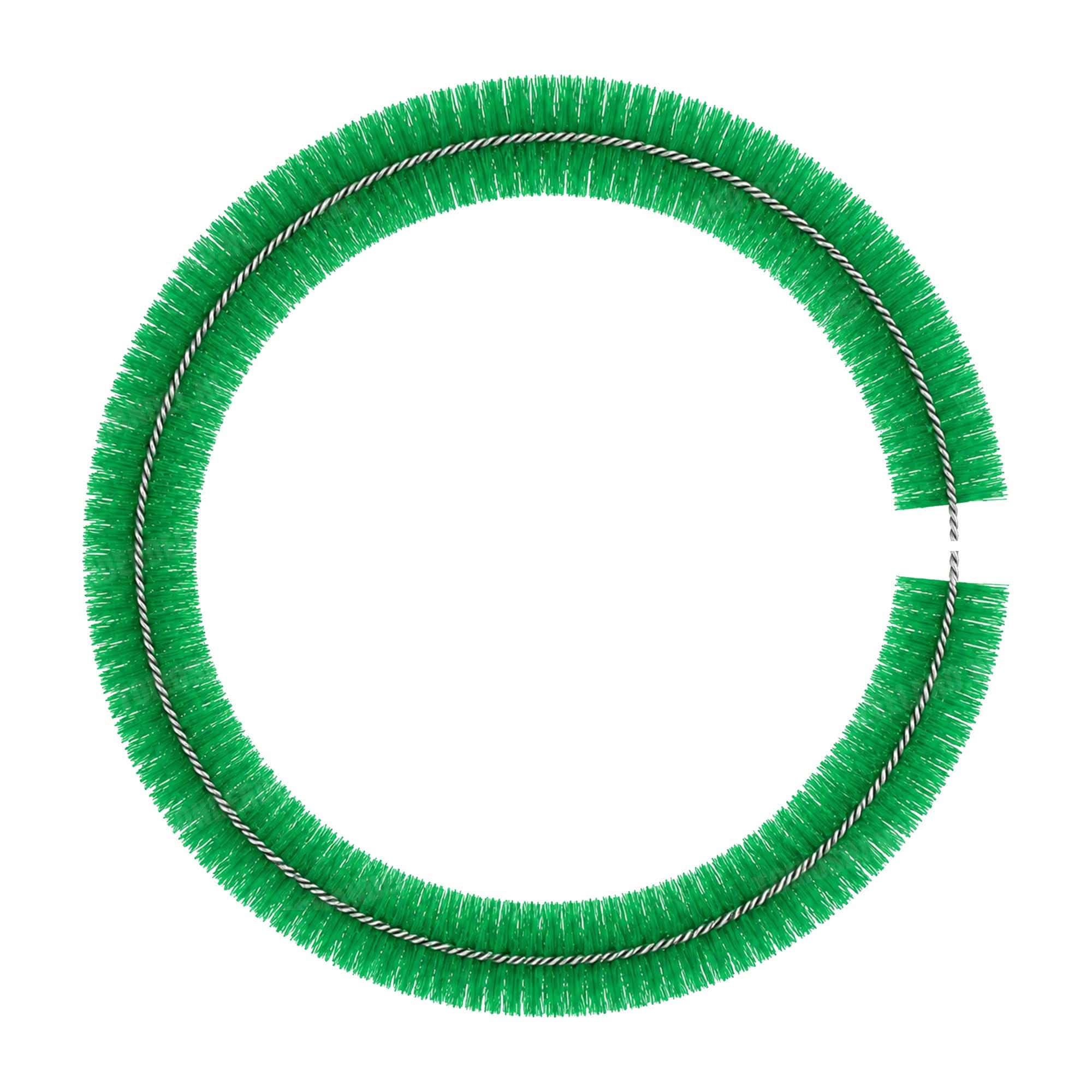 Naafborstel / poetser 75cm groen