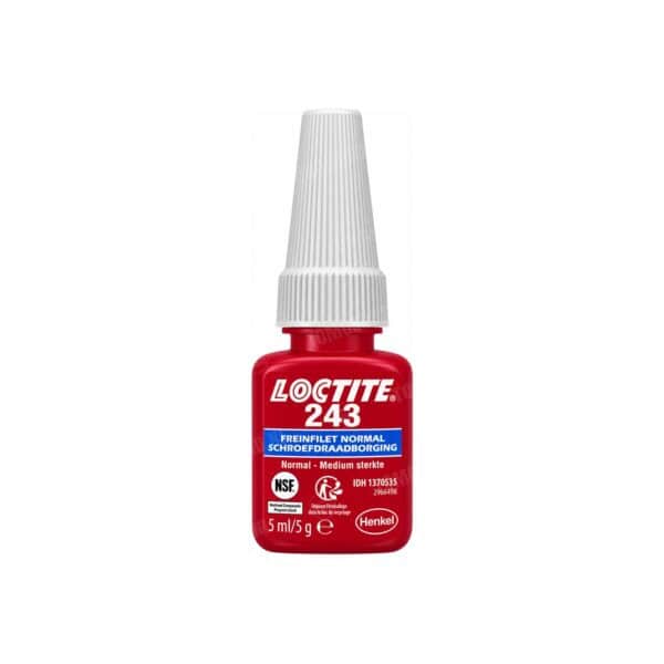 Loctite 243 schroefdraadborgmiddel blauw (middelsterk) 5ml