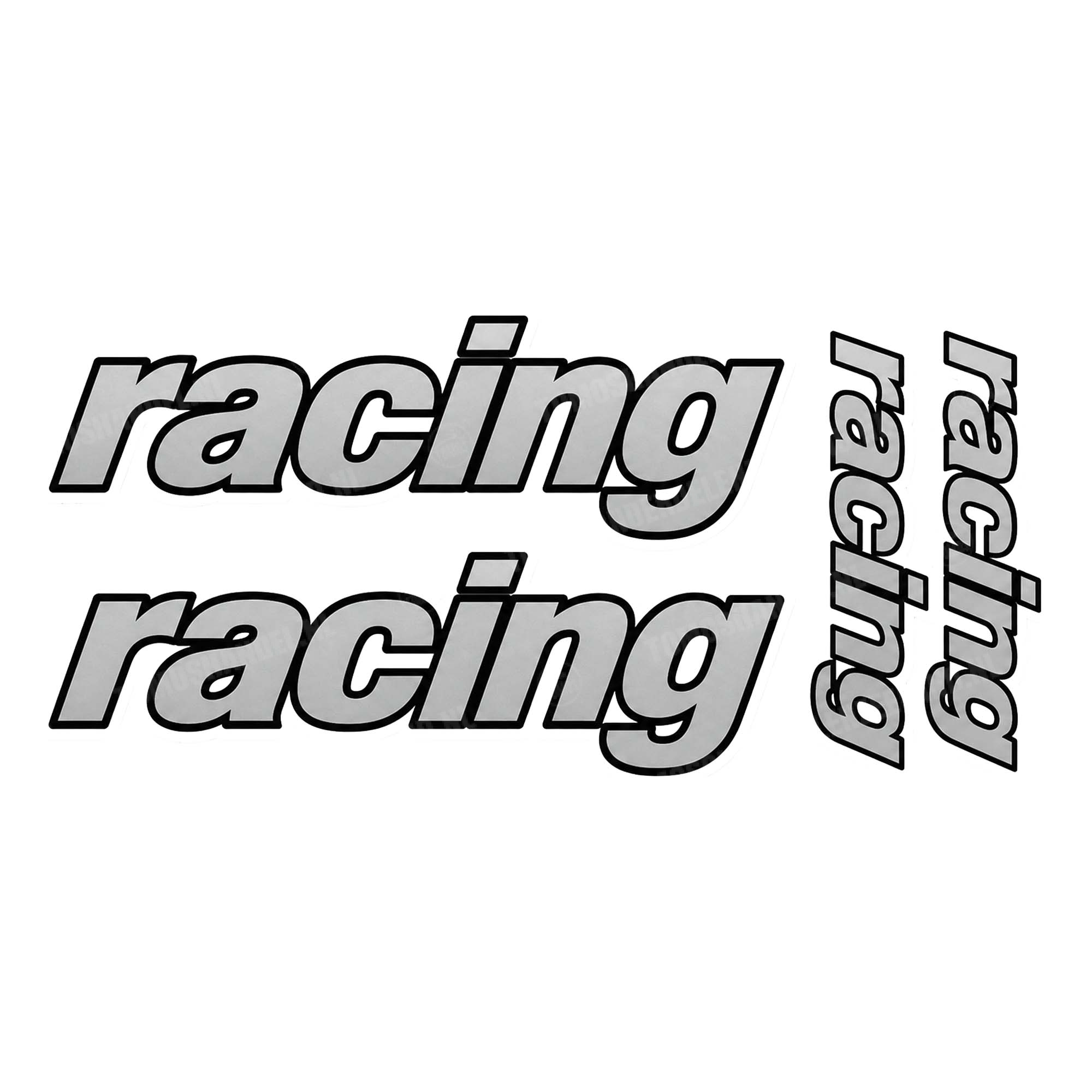 Stickerset Racing 4-delig universeel