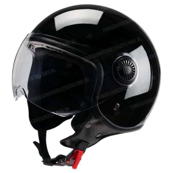 Helm Vito Jethelm Loreto glans zwart