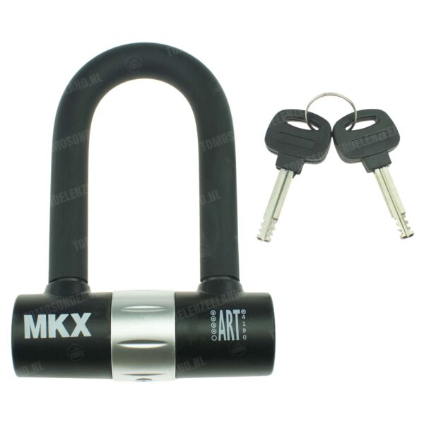 Beugelslot 140x70mm ART-4 U-lock zwart (14mm dik) MKX