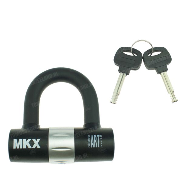 Beugelslot 100x100mm ART-4 U-lock zwart (12mm dik) MKX