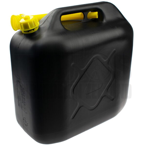 Jerrycan 20 Liter kunststof (brandstoffen) zwart