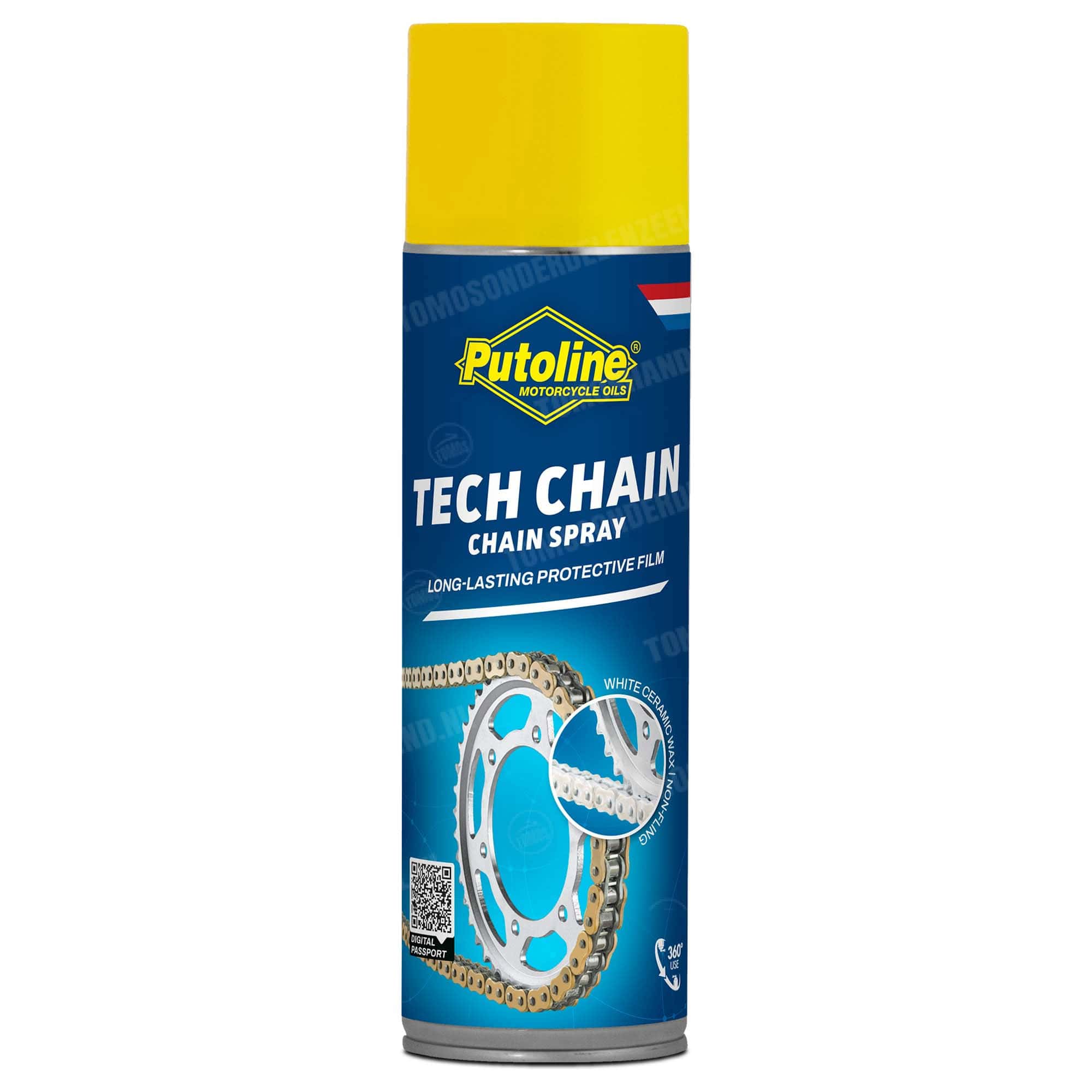 Putoline Keramisch O/X/Z-Ring Kettingspray White 500ml