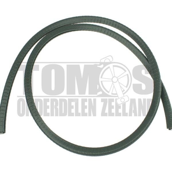 Tomos Sierstrip tank / frame rubber kantafwerkprofiel donkergrijs per meter universeel