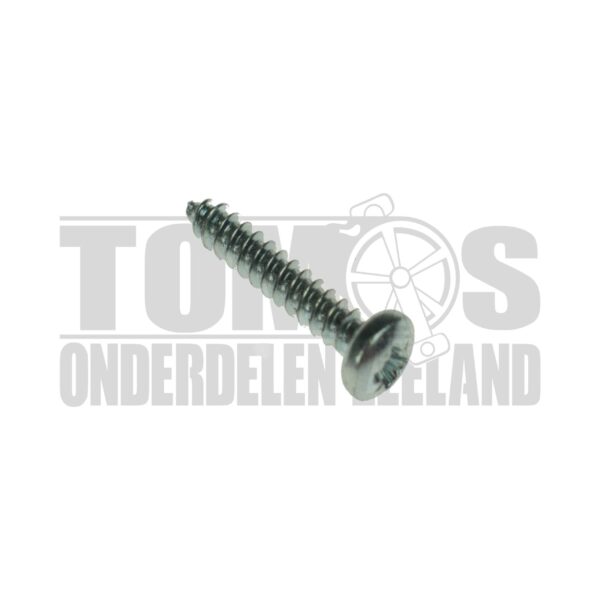 Tomos Afdekplaat parker 2.9x16mm kickstartdeksel / vliegwieldeksel