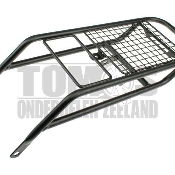 Tomos Achterdrager / bagagedrager zwart voor model olietank A3 / A35