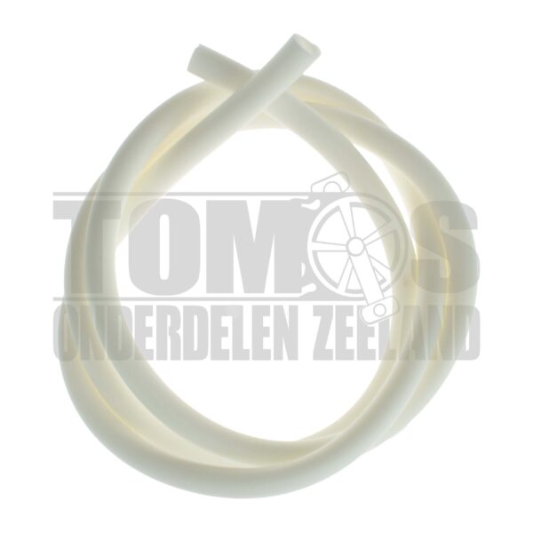 Benzineslang 5x8mm wit 1 meter universeel