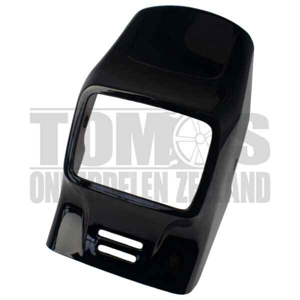 Tomos koplampkap spoiler hoogglans zwart origineel