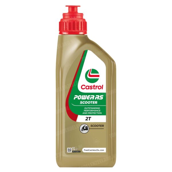 Castrol 2-takt olie Power 1 RS Scooter (mengsmering) 1 liter