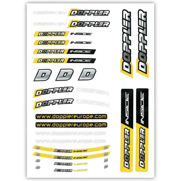 Stickerset Doppler 23-delig universeel 50x35cm