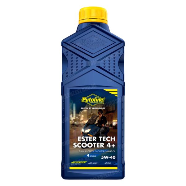 Putoline 4-takt olie 5W40 Scooterolie ester tech (vol synthetisch) 1 liter