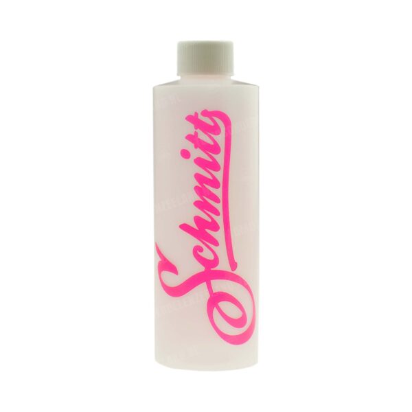 Maatbeker / mengbeker olie flesje Schmitt 250ml roze