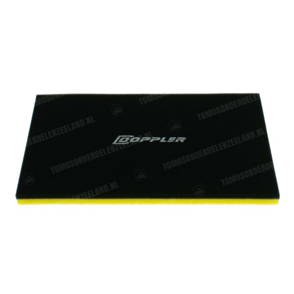 Luchtfilter element schuim zwart / geel doppler universeel