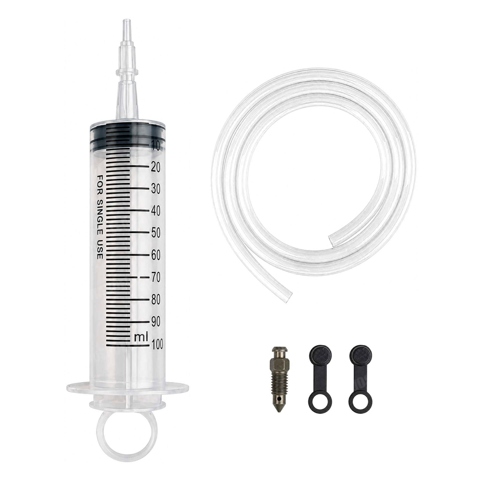 Remontluchter ontluchtingsspuit set 100ml universeel