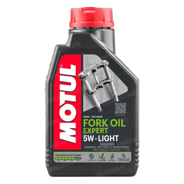 Motul Expert Line Voorvork hydraulische front fork olie SAE 5W Light 1 liter