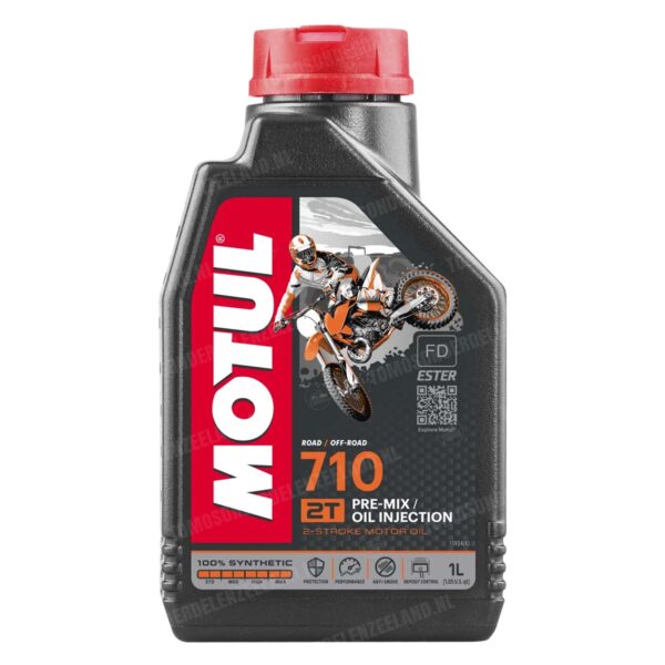 Motul 710 Off-Road / Road 2-takt Motorolie (vol synthetisch) 1 liter