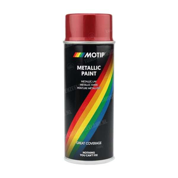 Motip Spuitlak metallic rood 400ml