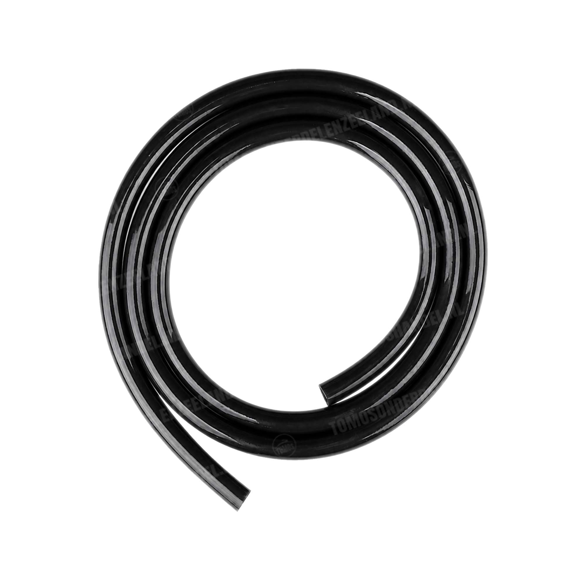 Benzineslang 5x8mm zwart per meter universeel