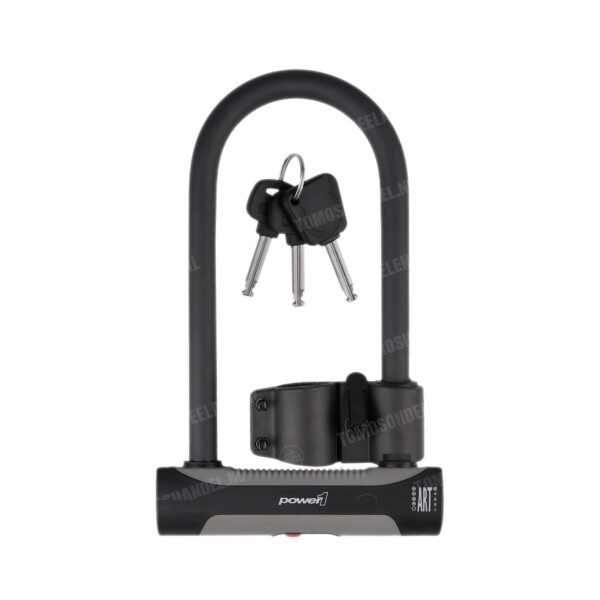 Beugelslot 180x245mm ART-4 U-lock zwart (18mm dik) Power1