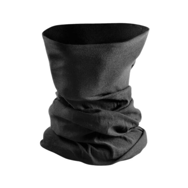 Helmmuts nekwarmer / tube polyester licht/dun zwart Lampa