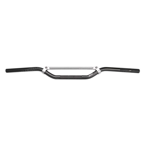 Stuur met spijl motorcross / race carbon aluminium universeel