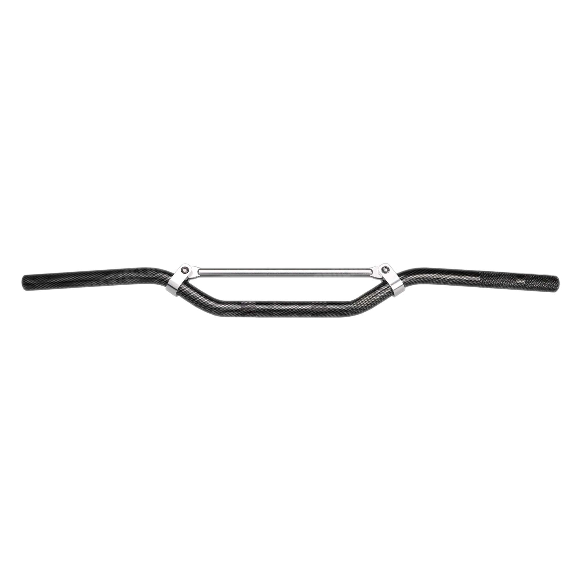 Stuur met spijl motorcross / race carbon aluminium universeel