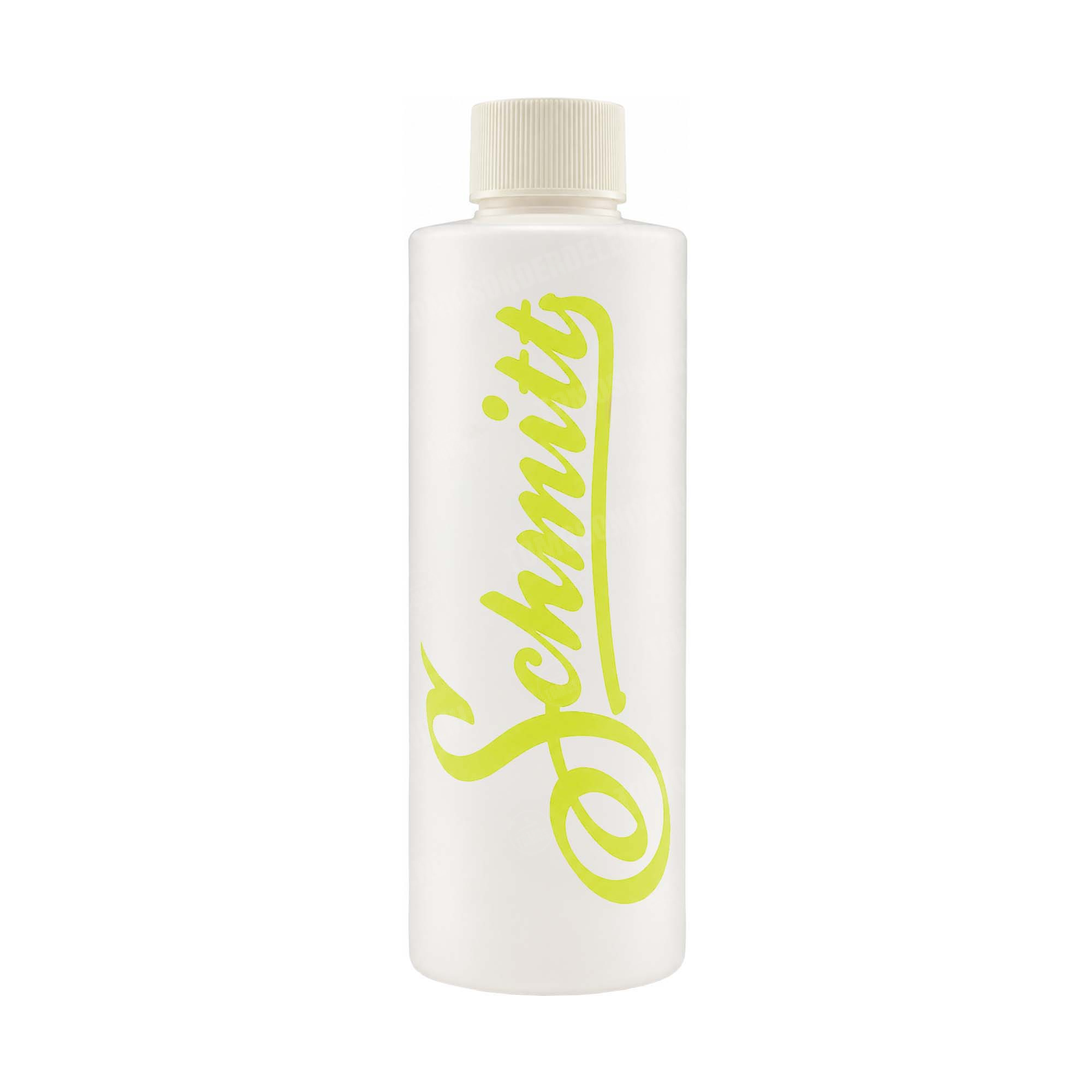 Maatbeker / mengbeker olie flesje Schmitt 250ml geel