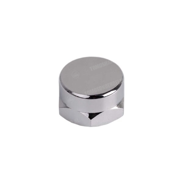 Tomos Balhoofdmoer 26mm chroom 16mm hoog