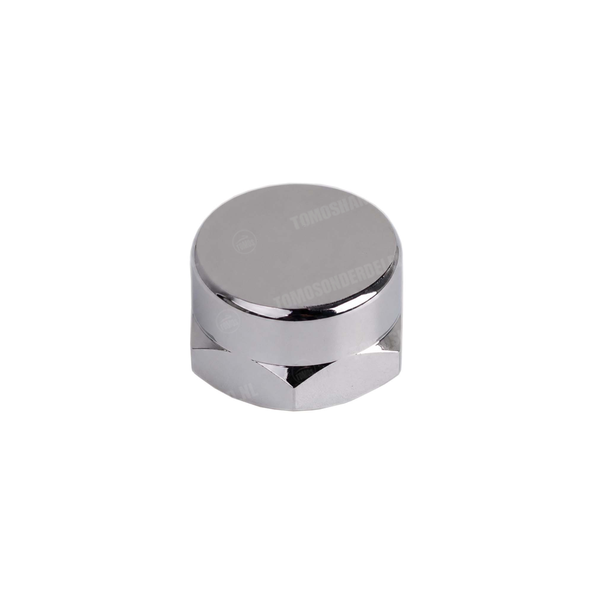 Tomos Balhoofdmoer 26mm chroom 16mm hoog