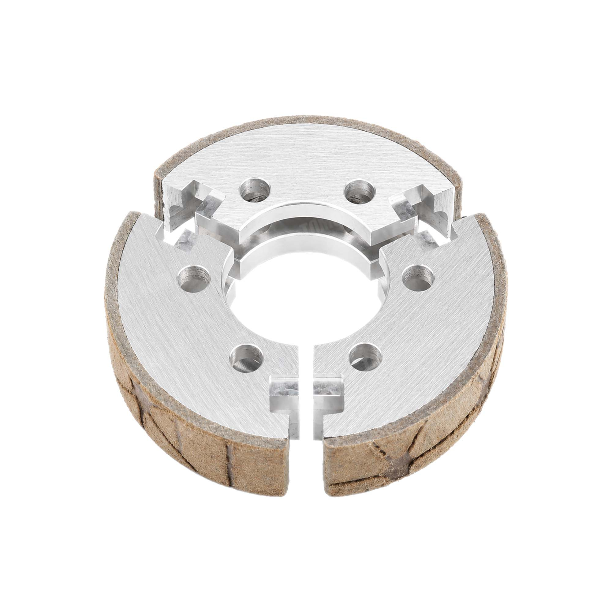 Tomos Koppeling 1e / 2e segmenten set 3-delig CNC met kevlar voering CLAW
