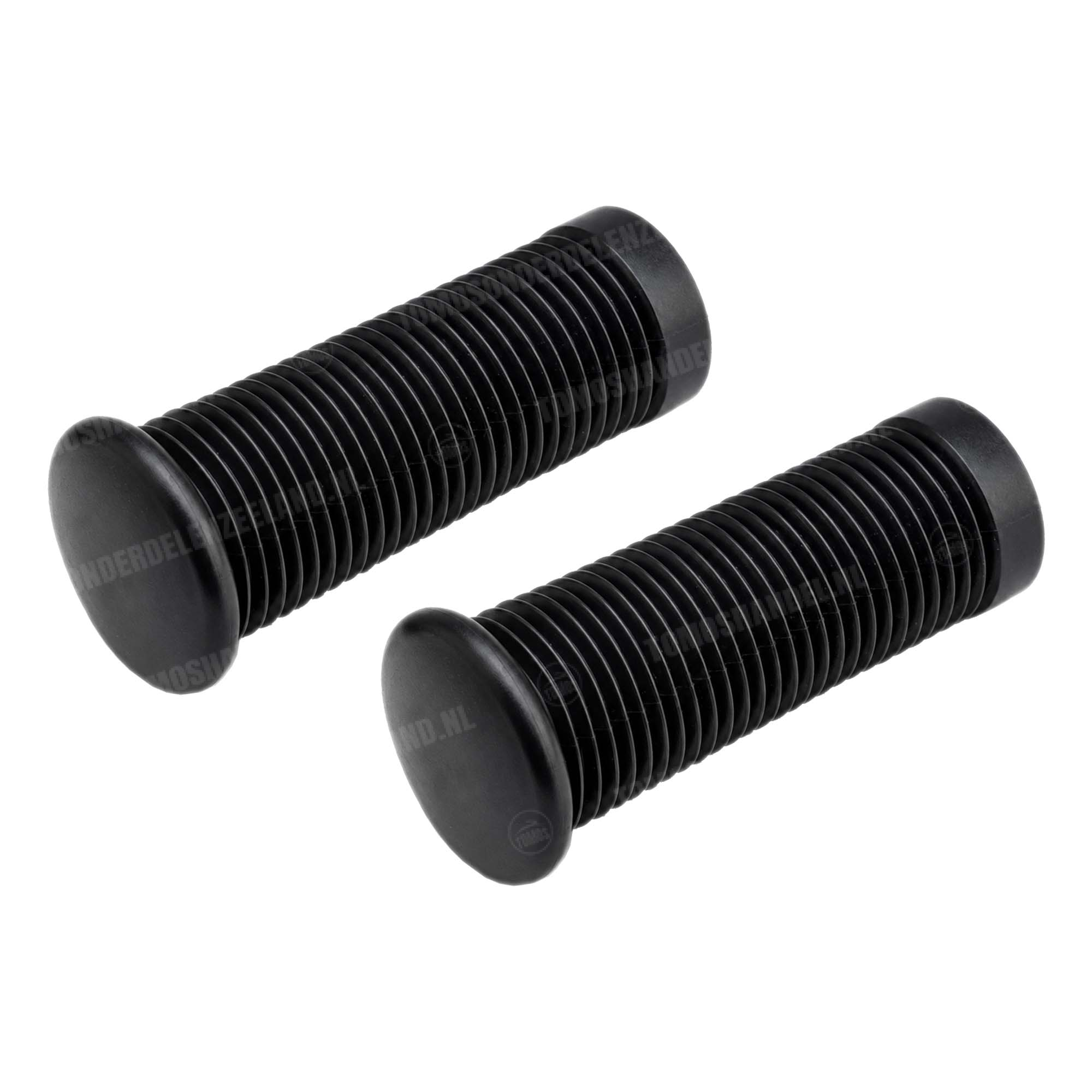 Tomos Voetsteunrubber set zwart A3 / A35 / diverse modellen