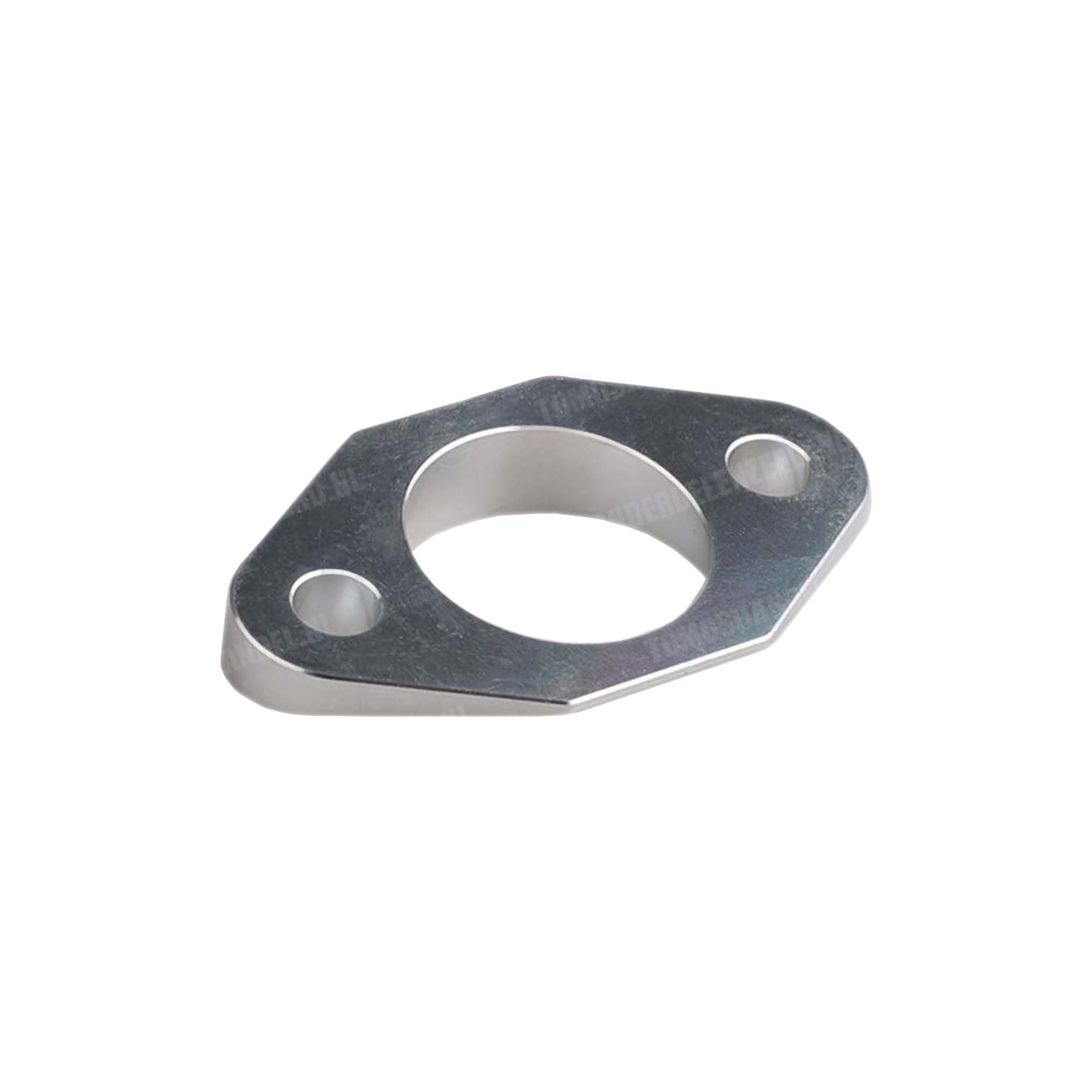 Uitlaat spacer 27mm adapter schuin naar recht uitlaatpoort CLAW