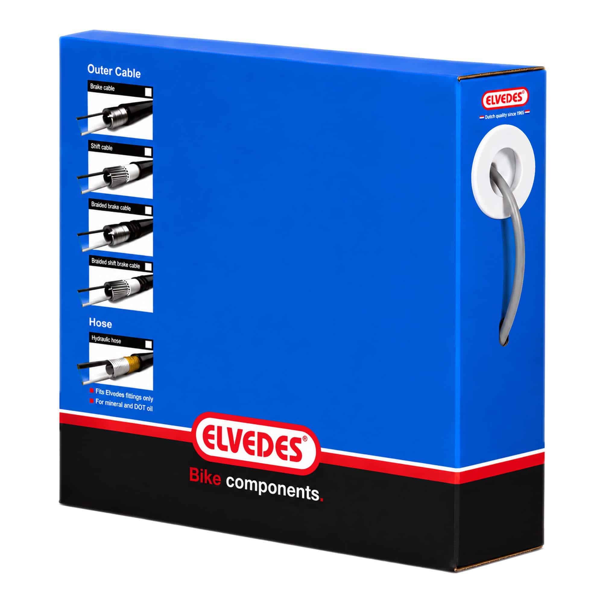 Buitenkabel 5mm grijs (per meter) universeel Elvedes