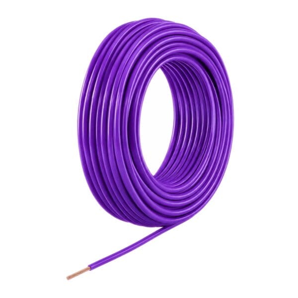 Electrisch draad paars 0.75mm montagedraad per meter