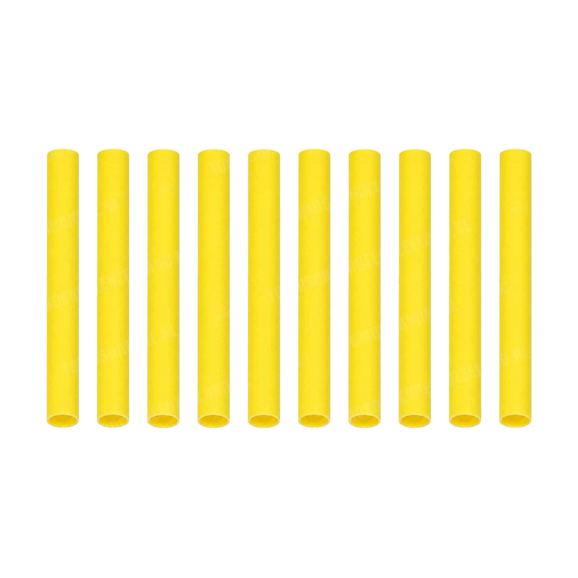 Krimpkous geel 5x40mm 10 stuks