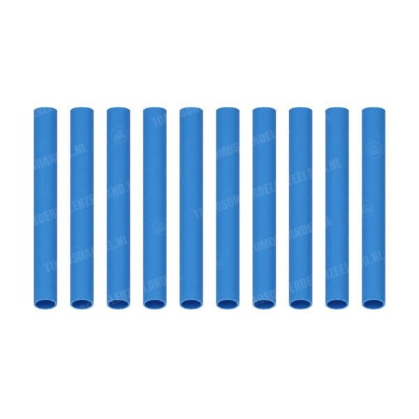 Krimpkous blauw 5x40mm 10 stuks