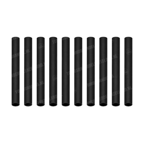 Krimpkous zwart 5x40mm 10 stuks