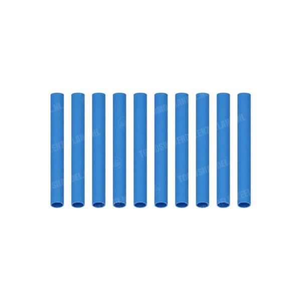 Krimpkous blauw 2x40mm 10 stuks