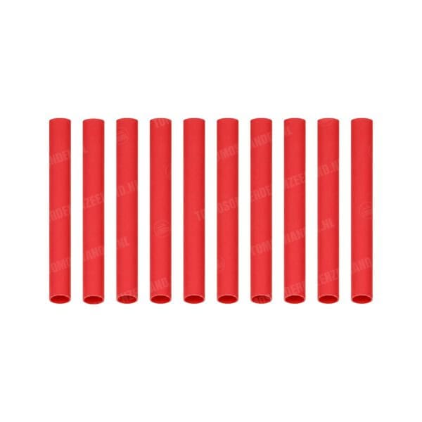 Krimpkous rood 3.5x40mm 10 stuks