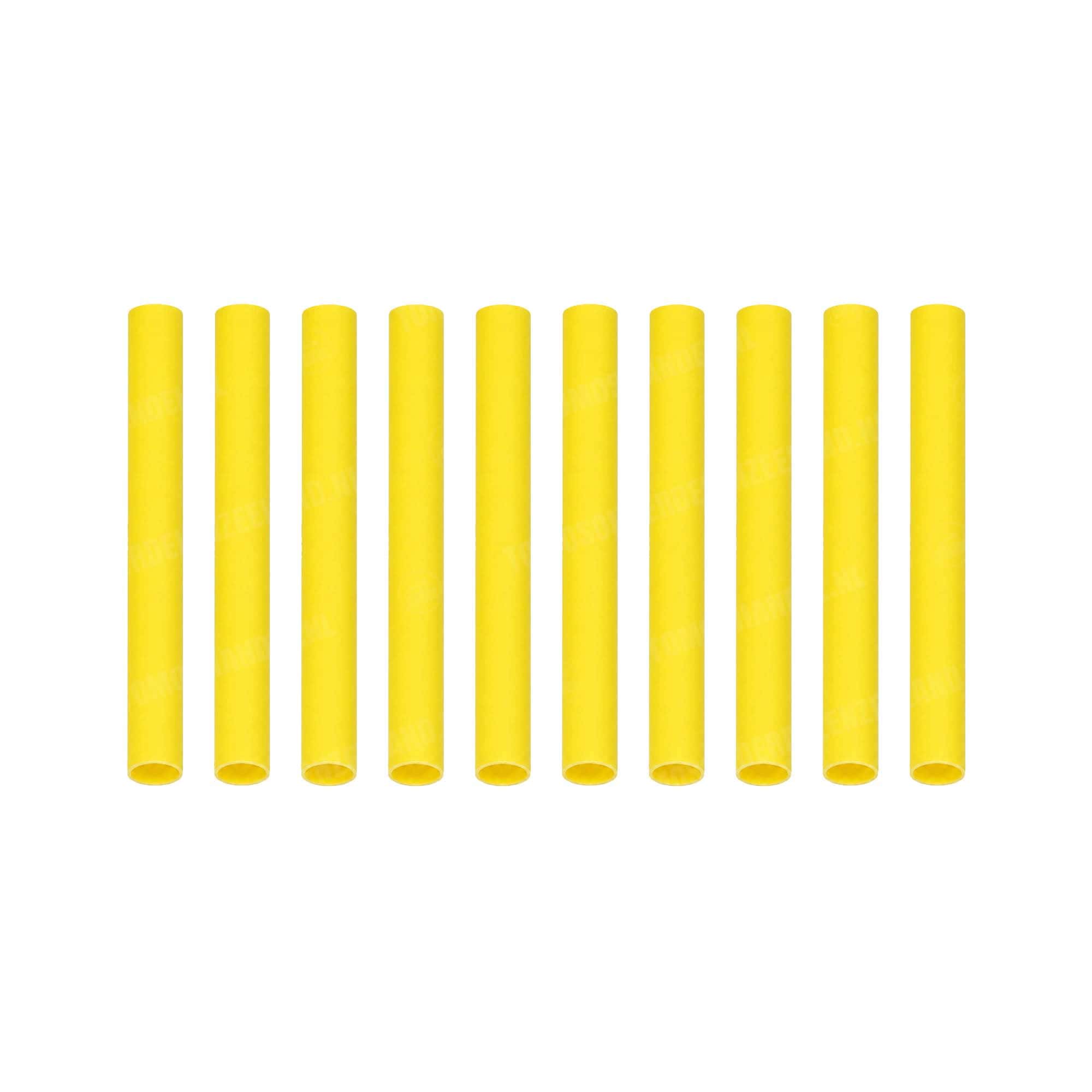 Krimpkous geel 3.5x40mm 10 stuks