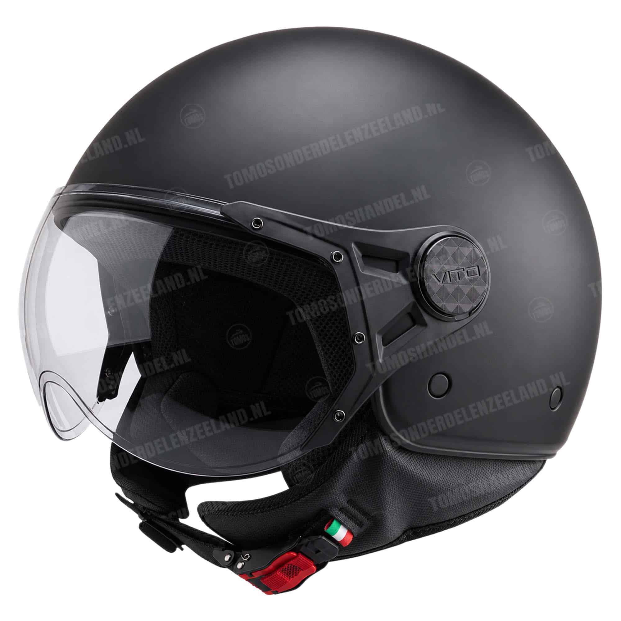 Helm Vito Jethelm Lavello mat zwart (XS t/m XXL)